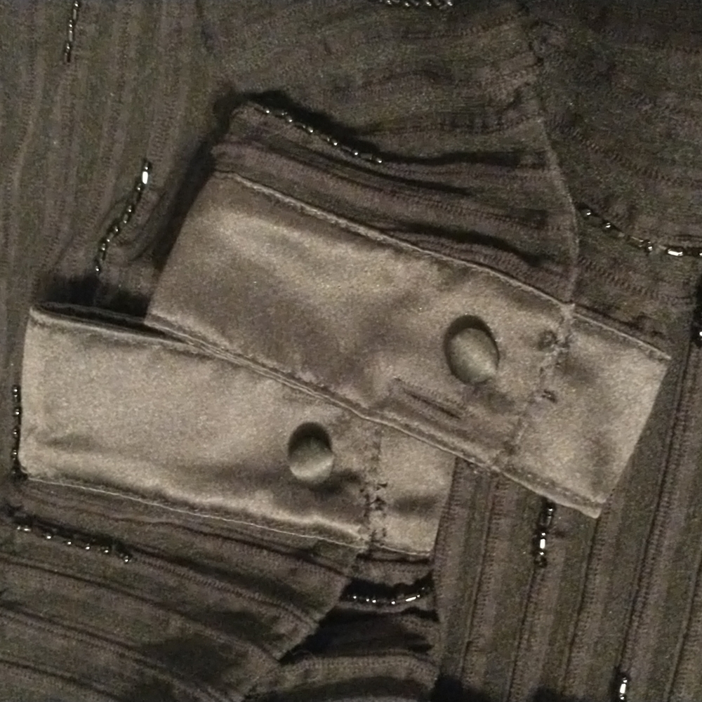 Js Collections Formal See Thru Top With Beads But… - image 5